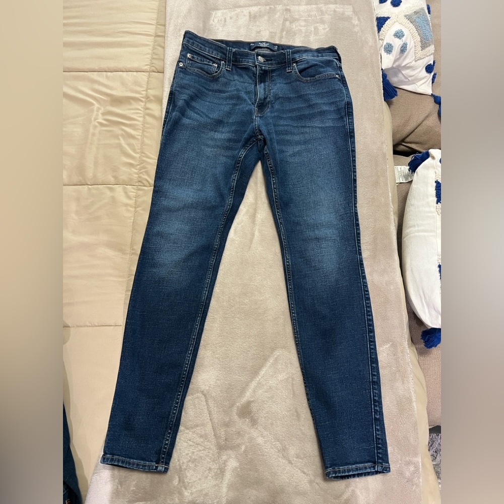 Hollister Dark Blue Super Skinny Jeans